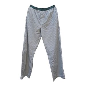 PINK By Victorias Secret Green And White Strip Pj Pants